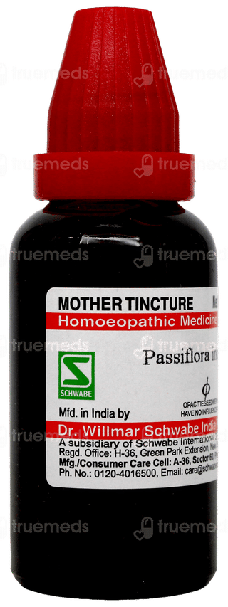 Dr Willmar Schwabe Passiflora Incarnata Q Mother Tincture 30Ml